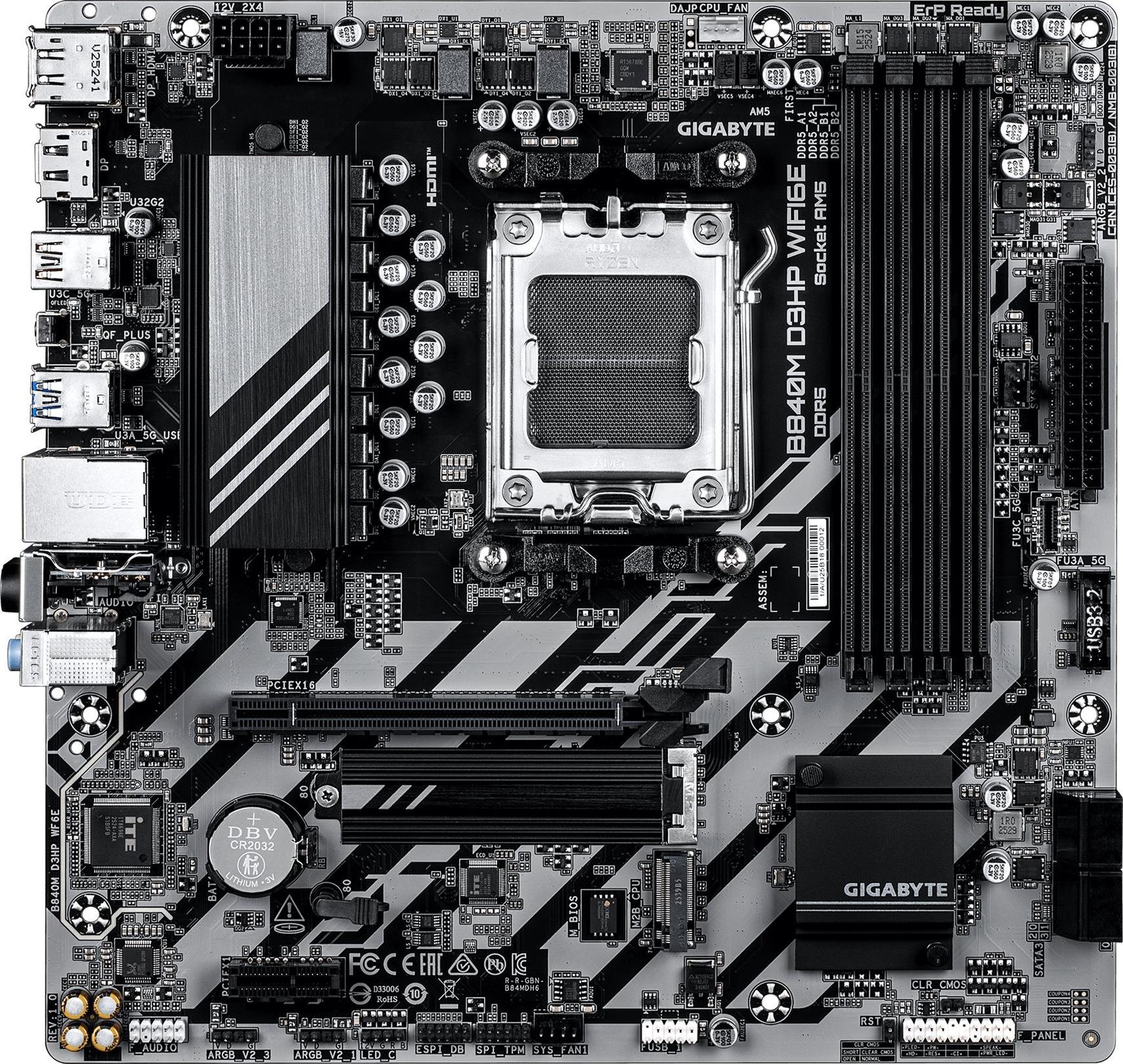 Gigabyte B840M D3HP WF6E B840M D3HP WF6E (B840M D3HP WF6E)