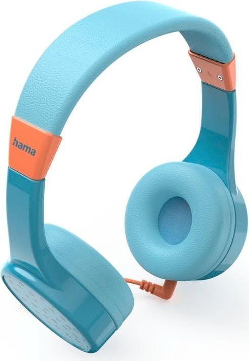 Hama Teens Guard II On-Ear Bluetooth Kopfhörer Blau, Orange
