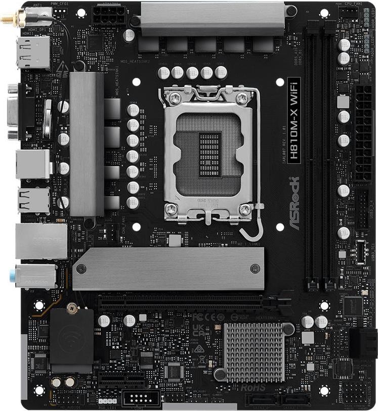 ASRock MB Intel 1851 H810M-X WiFi (90-MXBS6-A0UAYZ)