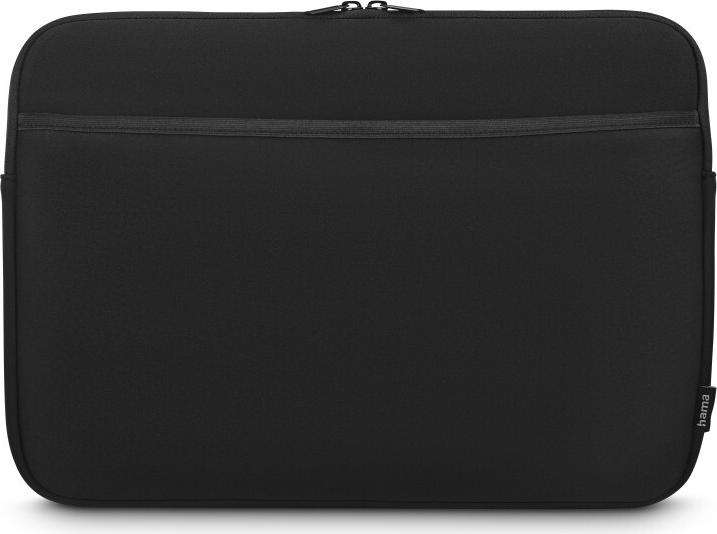 Hama Laptop-Sleeve Neoprene mit Vorderfach, bis 36 cm (14,1), Schwarz (00231048)