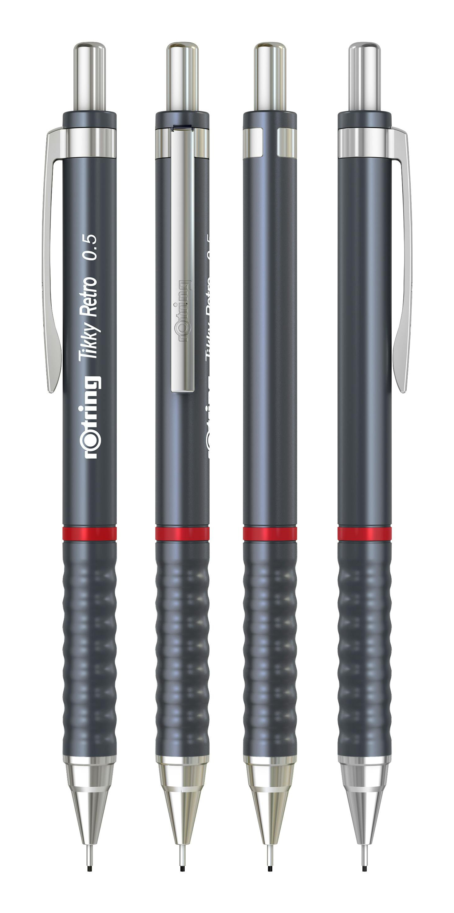 rOtring Tikky Retro Druckbleistift 0,5 mm 2B Grau
