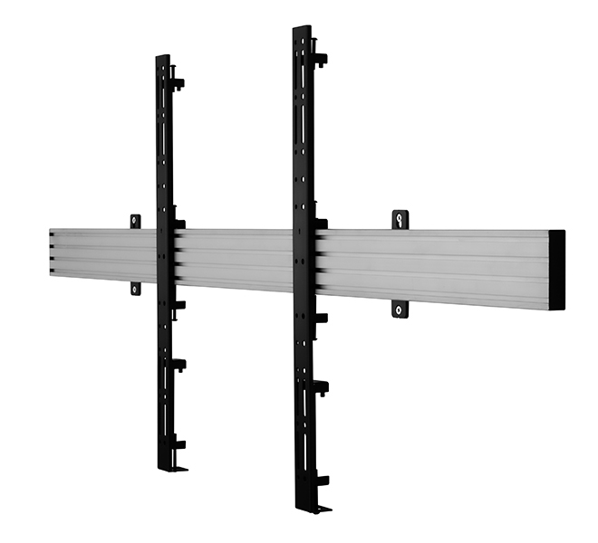 B-TECH System X BT8390-VESA800F Montageschienen 200 kg VESA 800 Schwarz