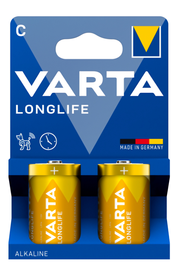 Varta LONGLIFE Baby C Alkali Batterie 1,5 V 4er Blister
