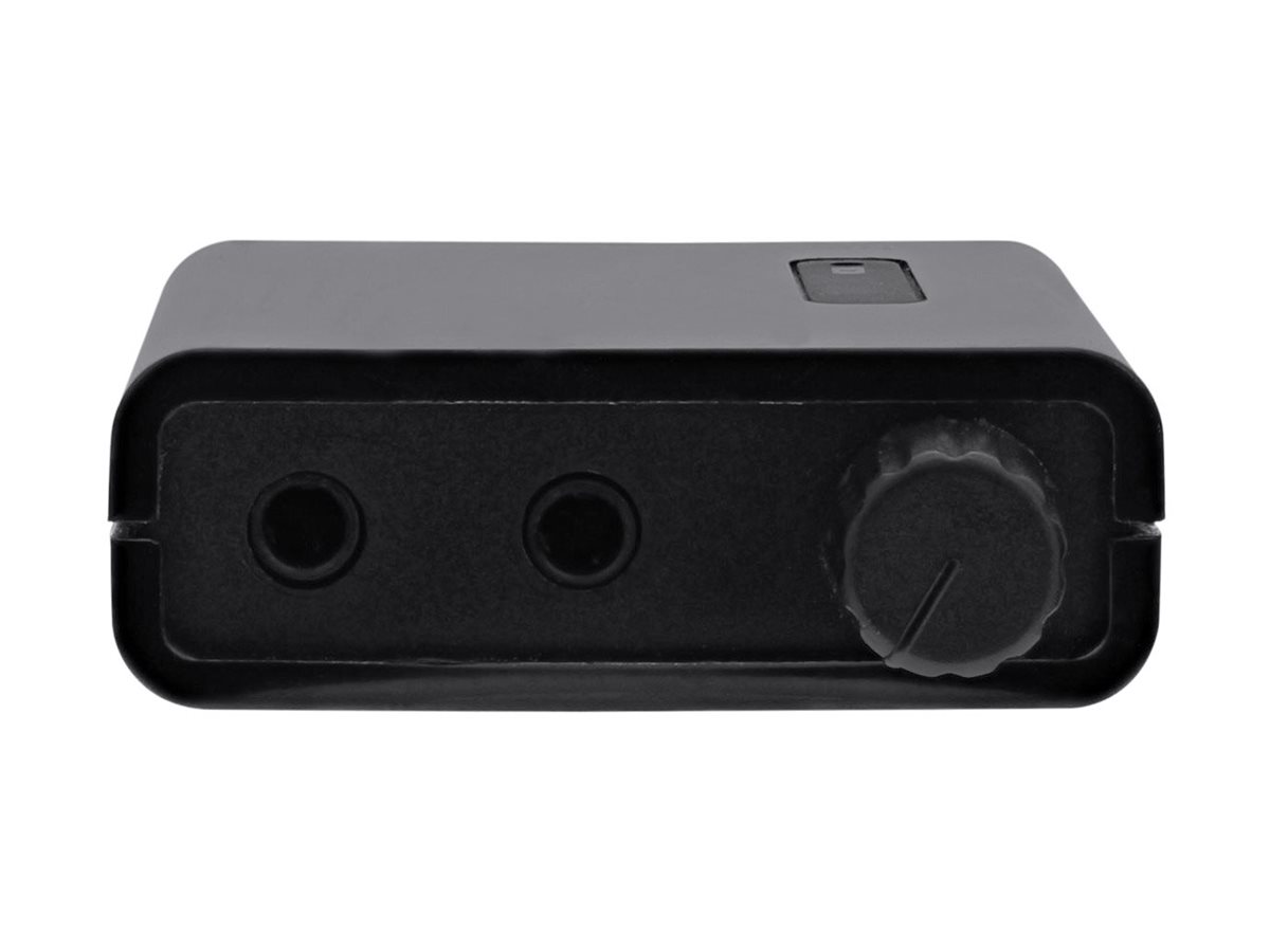 InLine® Mobiler Stereo Kopfhörer-Verstärker mit Bass-Boost, 3,5mm Klinke, Schwarz