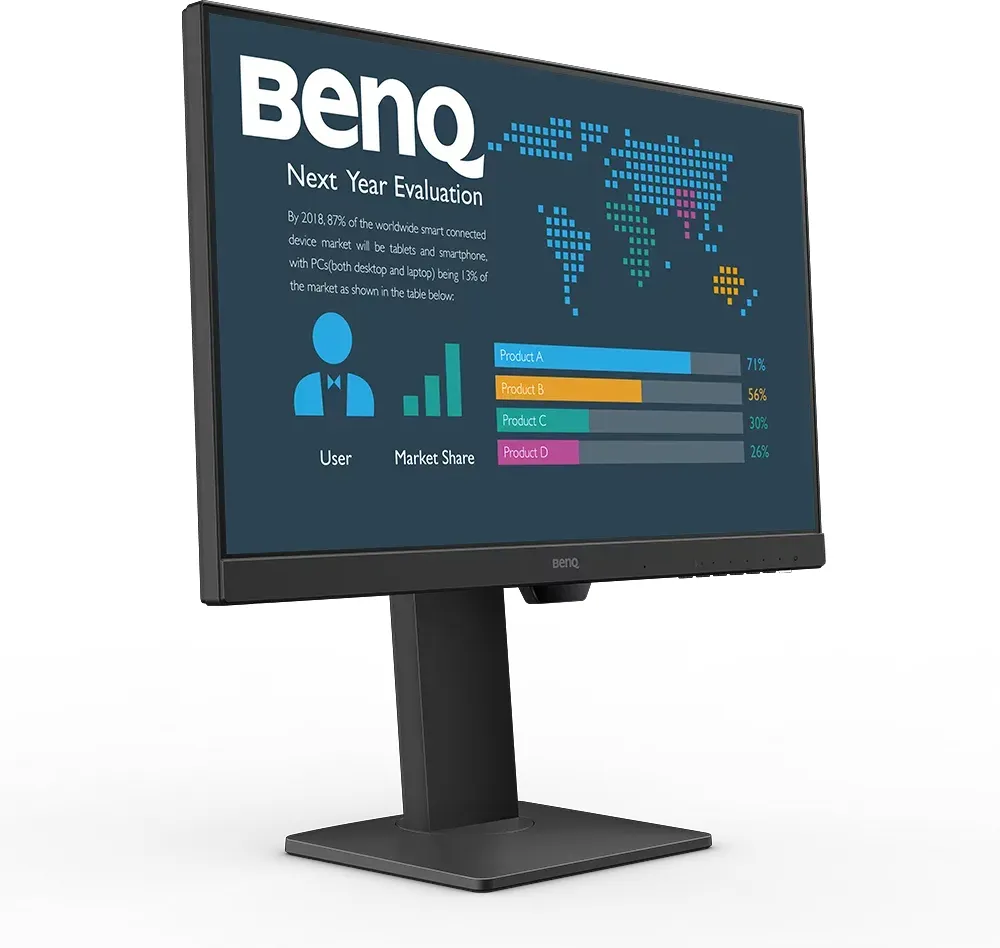 BenQ BL2486TC 60,45cm (23,8") FHD IPS Monitor 16:9 1xHDMI/1xDP 100Hz schwarz (9H.LMMLB.QBE)