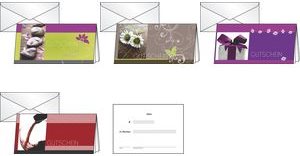 SIGEL Design Folding Cards DC402 Favourite - Glossy voucher card+envelope - DL (210 x 99 mm) - 220 g