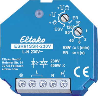 Eltako Stromstoß-Schalter Unterputz ESR61SSR-230V 1 Schließer 230 V 400 W 1 St. (61100003)