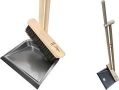 Peggy Perfect Steh-Kehrgarnitur mit Lippe "Faule Grete" aus Buchenholz, Metallschaufel, Langstiel-Feger und - 1 Stück (3197)