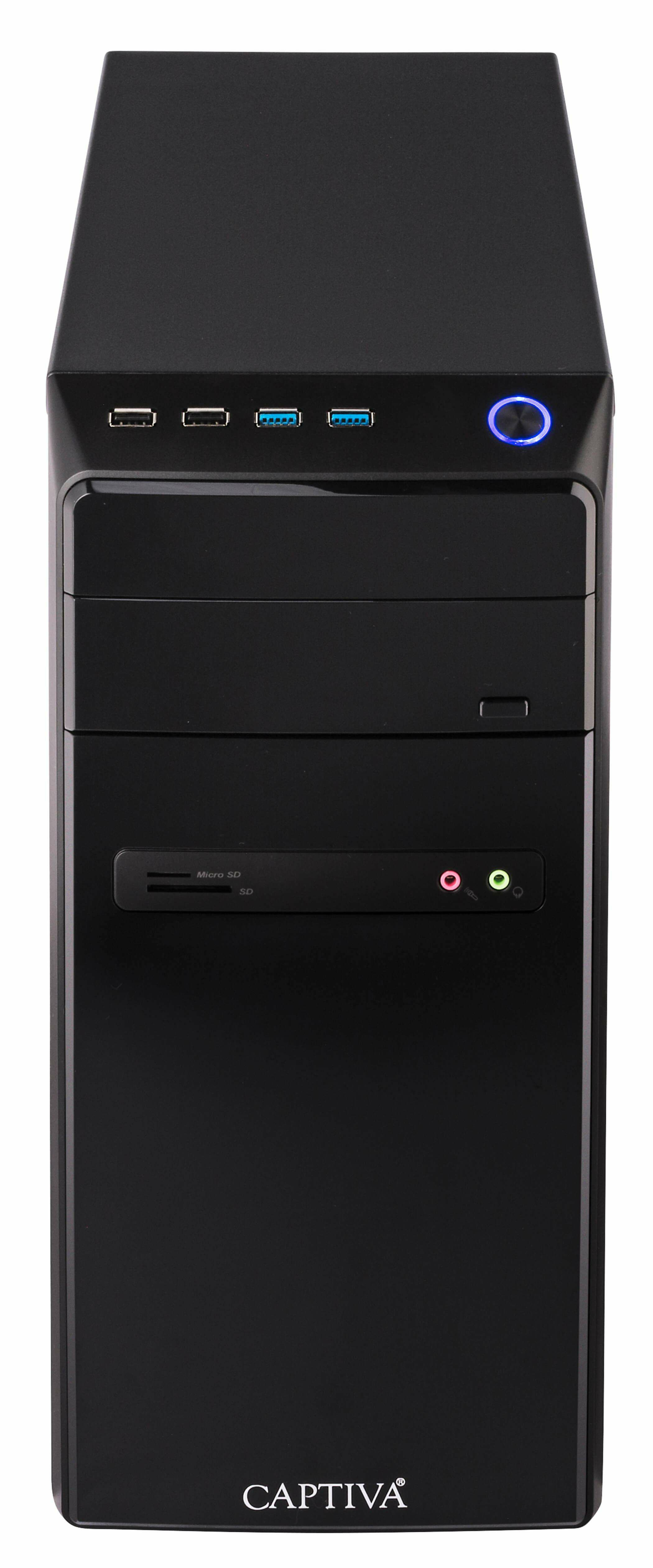 CAPTIVA B5A 21V4 Desktop-PC AMD Ryzen 5 5600G 16 GB RAM 1 TB SSD Windows 11 Home Schwarz