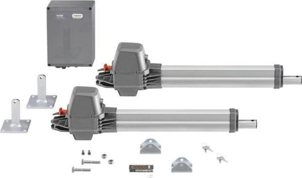 SOMMER twist M S3 Set Drehtorantrieb 2-flügelig bis 300 kg 2,5 m Breite