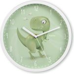 Hama Kinder-Wanduhr Cebu, ohne Ticken, für Kinderzimmer, analog, Ø 25 cm (00185897)