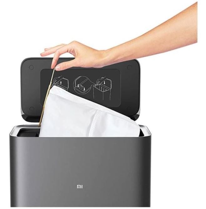 Xiaomi Mi Robot Vacuum-Mop 2 Ultra Staubbeutel (34265) – 4L Kapazität, Schwarz/Weiß (Geöffnet)