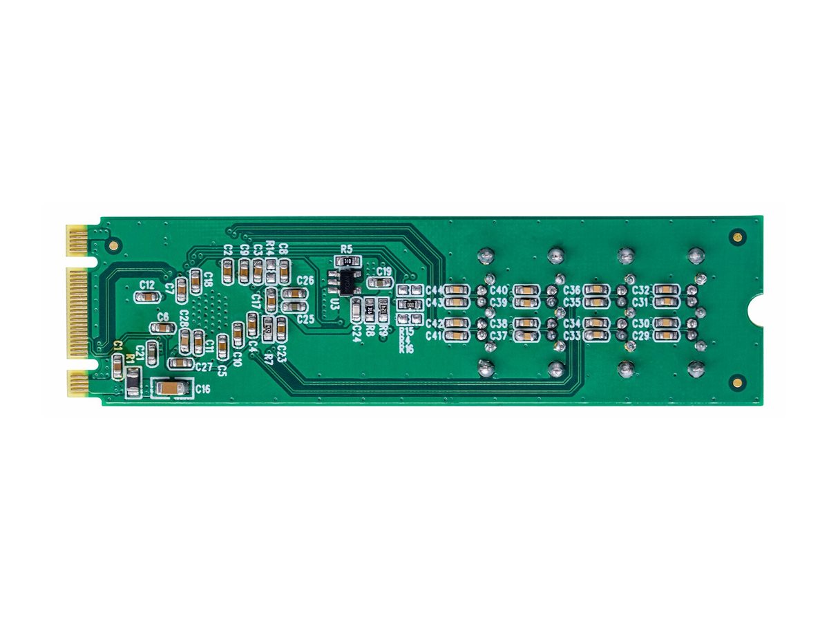 StarTech.com 4-Port M.2 to SATA Adapter Card 6 Gbps Grün
