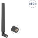Delock 5G 3.4 - 5.0 GHz Antenne SMA Stecker 4.7 dBi omnidirektional mit Kippgelenk (81466)
