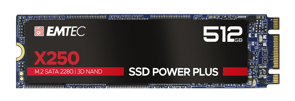 Emtec SSD Power Plus X250 512 GB SSD M.2 2280 Serial ATA III
