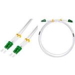 LogiLink Stahlarmiertes LWL Patchkabel, 2x LC-Duplex, 2,0 m OS2, LWL-Panzerkabel für industrielle Anwendungen, mit - 1 Stück (FC0LC02)