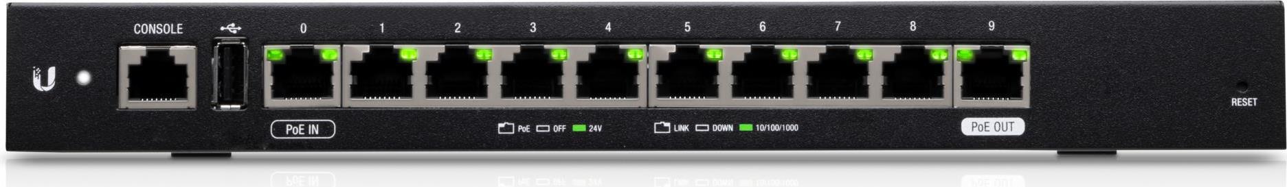 Ubiquiti EdgeRouter X, 10-port Gigabit Router, ER-10X (ER-10X)