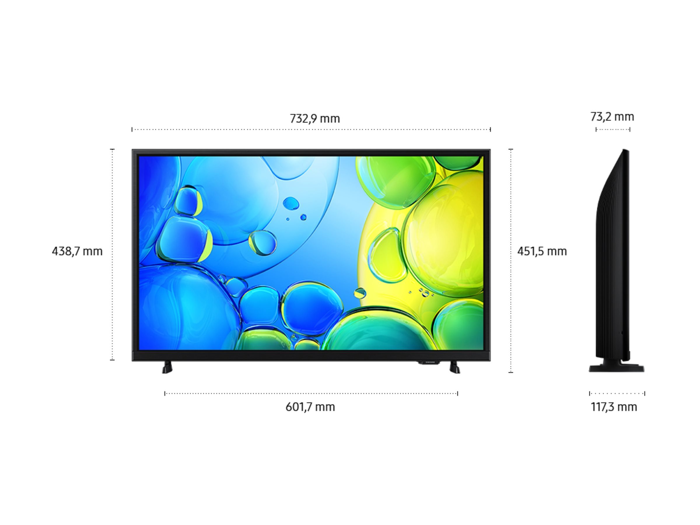 Samsung F6009 Series GU32F6009FU 32" Full HD Smart TV Schwarz