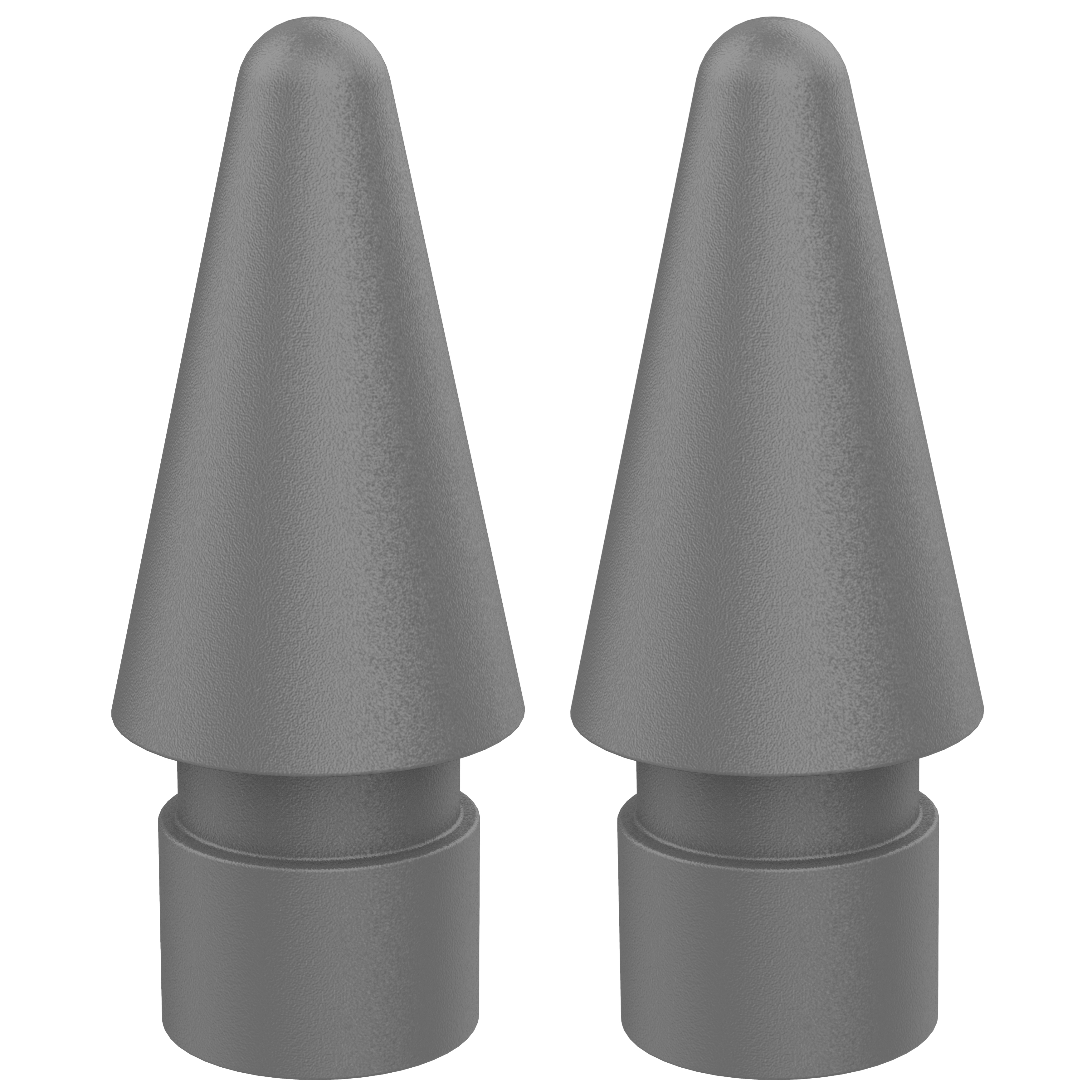 DEQSTER Ersatzspitzen für Pencil 2, 2 Stück – Grau