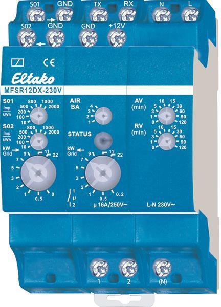 Eltako MFSR12DX-230V Multifunktions-Strom-Relais 22100530 1 (22100530)