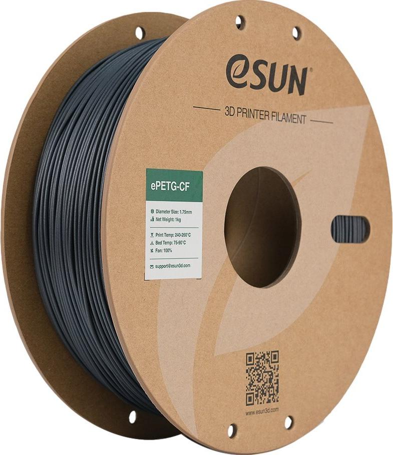 EPETG-CF 1,75mm DARK GREY 1kg ESUN 3D FILAMENT (EPETG-CF-P175AH1)