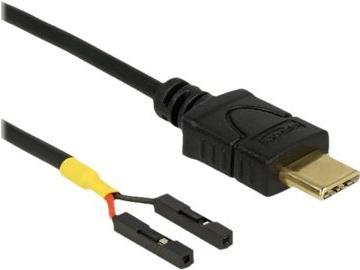 DeLOCK USB-Kabel USB-C (M) bis 2 pin USB header (W) separate (85394)