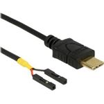 DeLOCK USB-Kabel USB-C (M) bis 2 pin USB header (W) separate (85394)