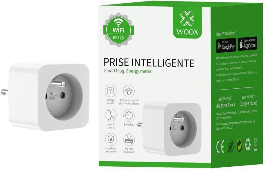 WOOX WIFI SMART PLUG FRENCH (PIN) (R6128)