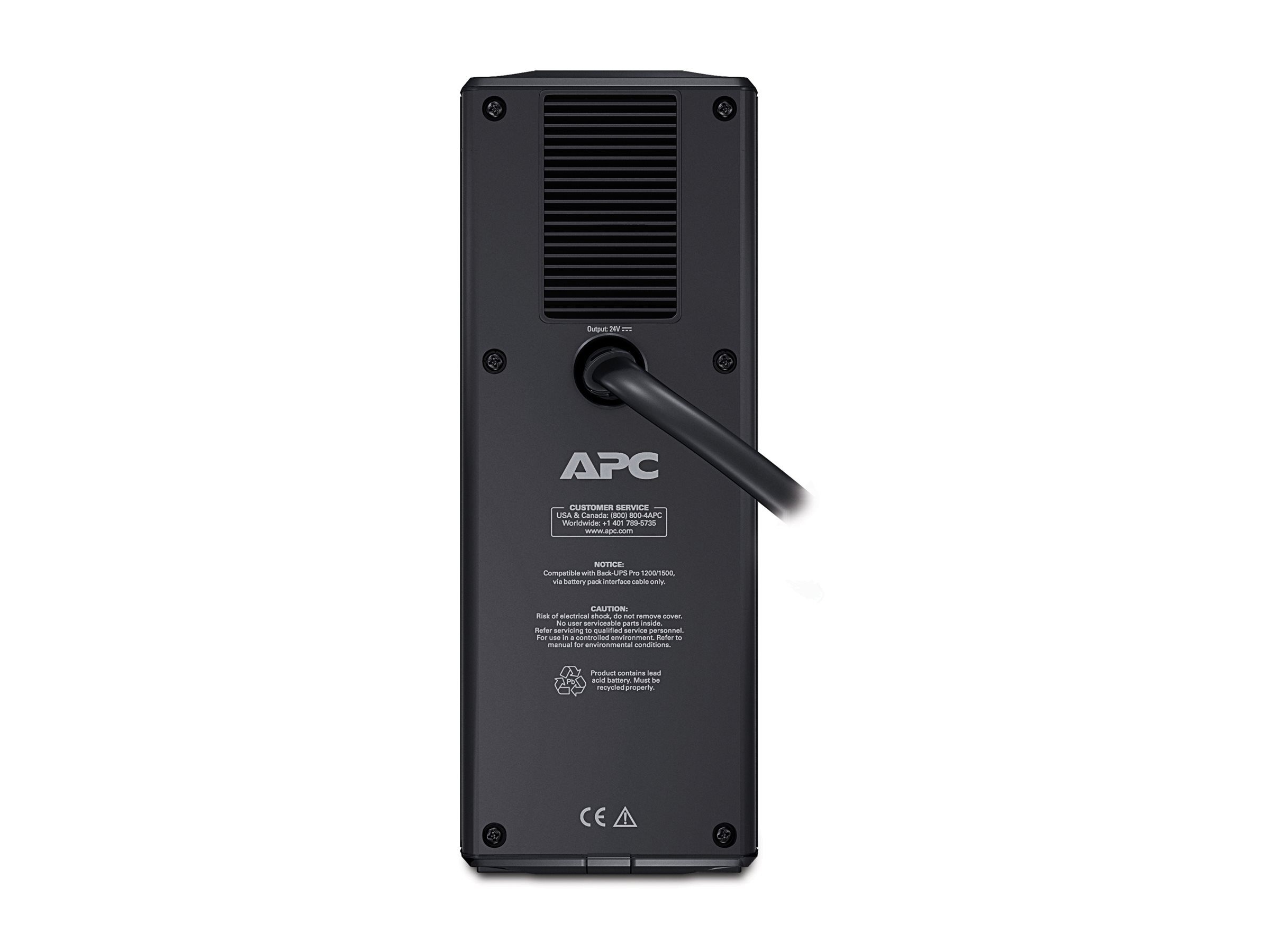 APC Back-UPS Pro Battery Pack 24V BR24BPG Externer Batteriesatz Schwarz