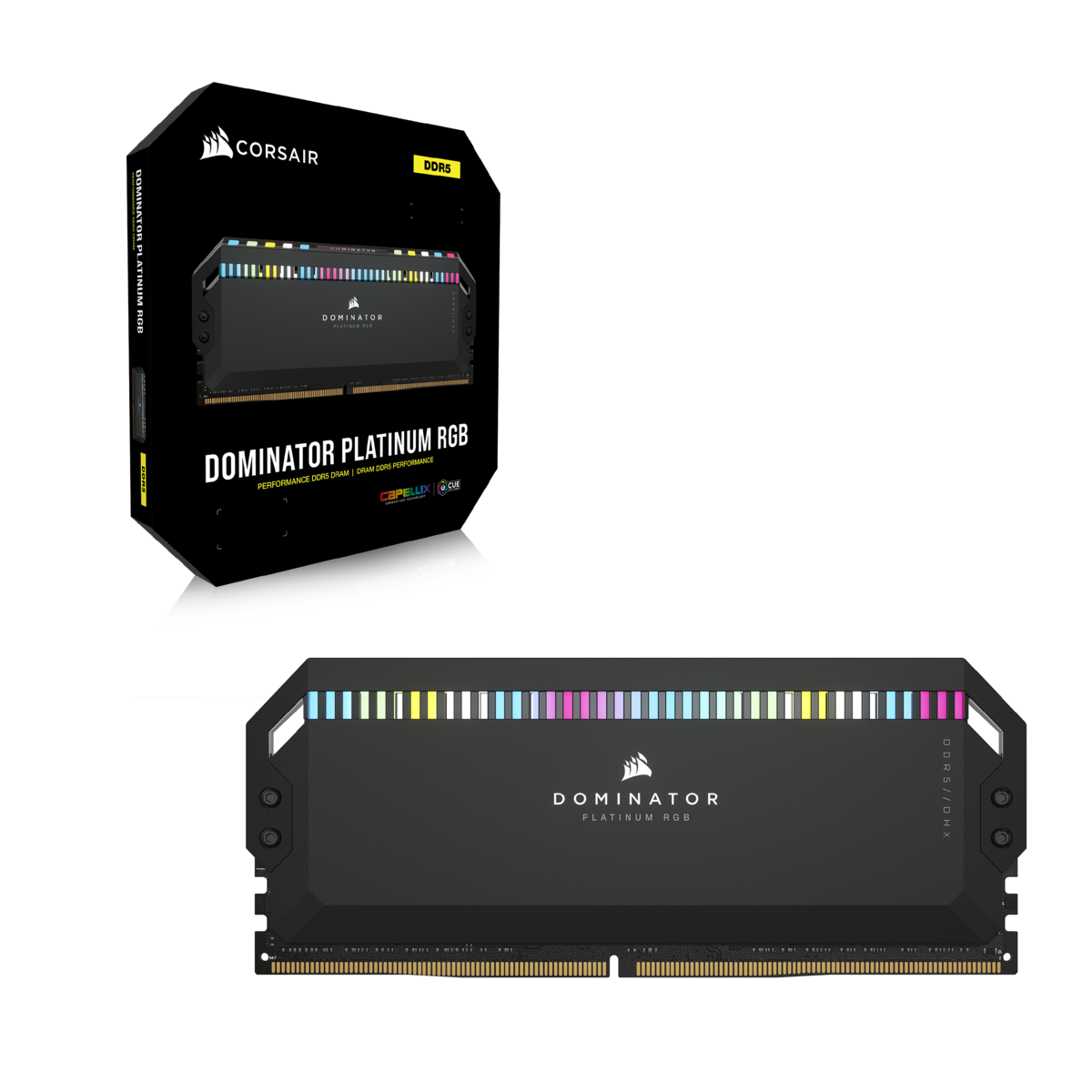 Corsair Vengeance RGB 32GB DDR5 6000, CL36 (2x16GB) (CMH32GX5M2B6000Z30K)