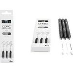 COPIC Multiliner Fineliner schwarz 0,5 mm, 3 St. (22075633)