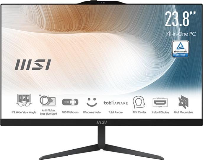MSI Modern AM242 12M-1629XDE All-in-One schwarz 23.8" 60.5cm FHD Display Intel Core (00AE0711-1629)