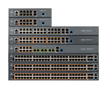 Cambium Networks cnMatrix EX2000 Series EX2052-P Managed Switch 52-Port Gigabit PoE+ 400 W 1U Schwarz