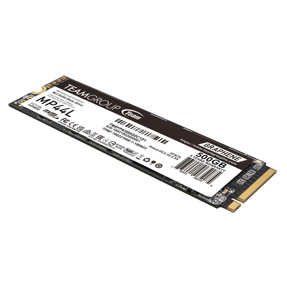 Team Group MP44L SSD 500 GB M.2 2280 PCIe 4.0 x4 NVMe