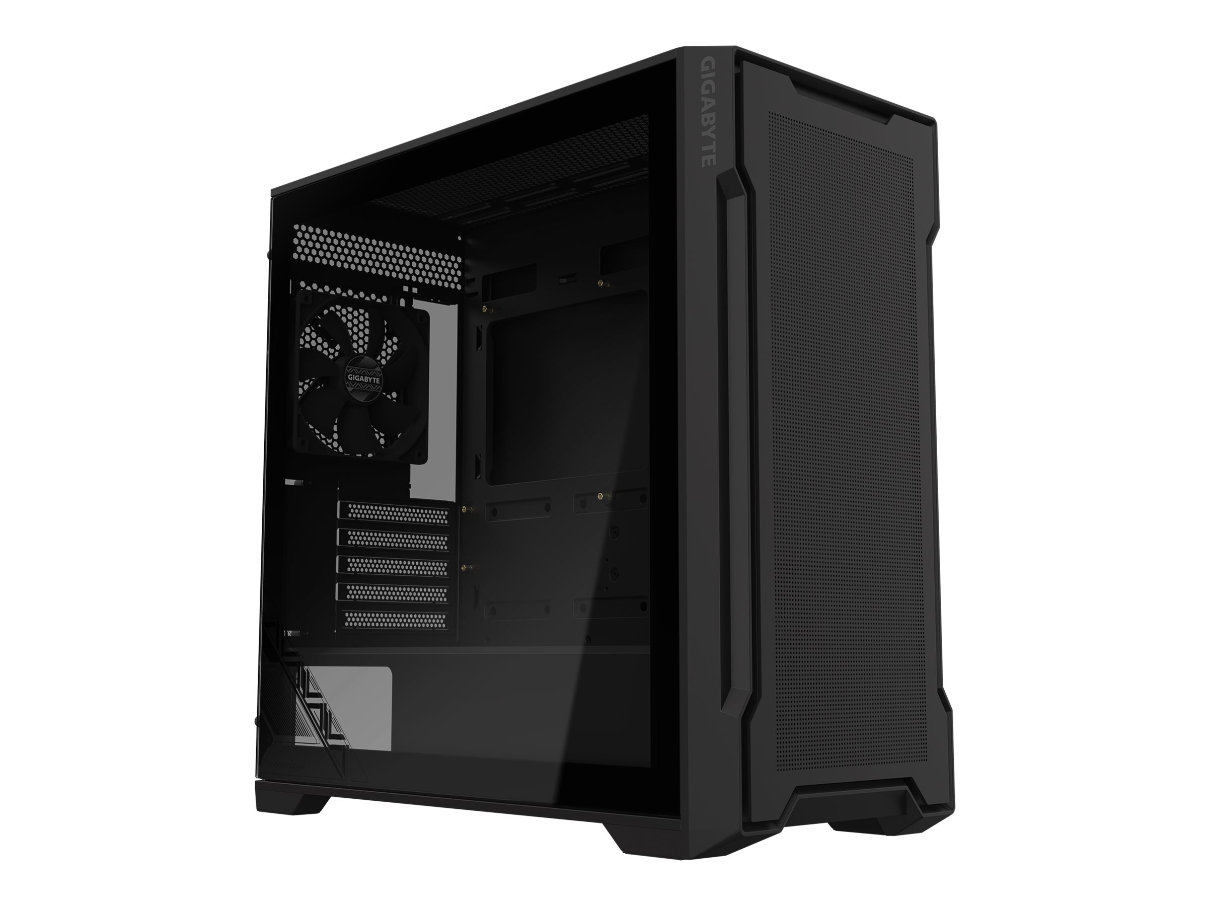 Gigabyte AORUS C102 Glass Midi Tower PC-Gehäuse Schwarz