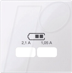 Merten Zentralplatte USB-Ladestationeins. anthrazit (MEG4367-0414)
