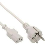 InLine 16651S 1m CEE7/7 C13-Koppler Grau Stromkabel (16651S)
