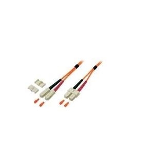 EFB-Elektronik Duplex Jumper SC-SC 62,5/125µ, OM1, LSZH, orange, 3.0mm, 1m Hersteller: EFB Elektronik (O6423.1)