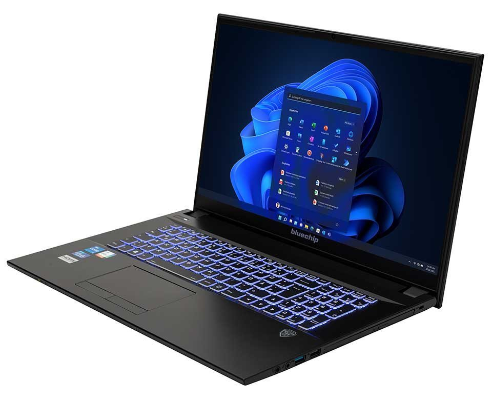 bluechip TRAVELline B17W27 17,3" Intel Core i5 16 GB RAM 500 GB SSD Schwarz