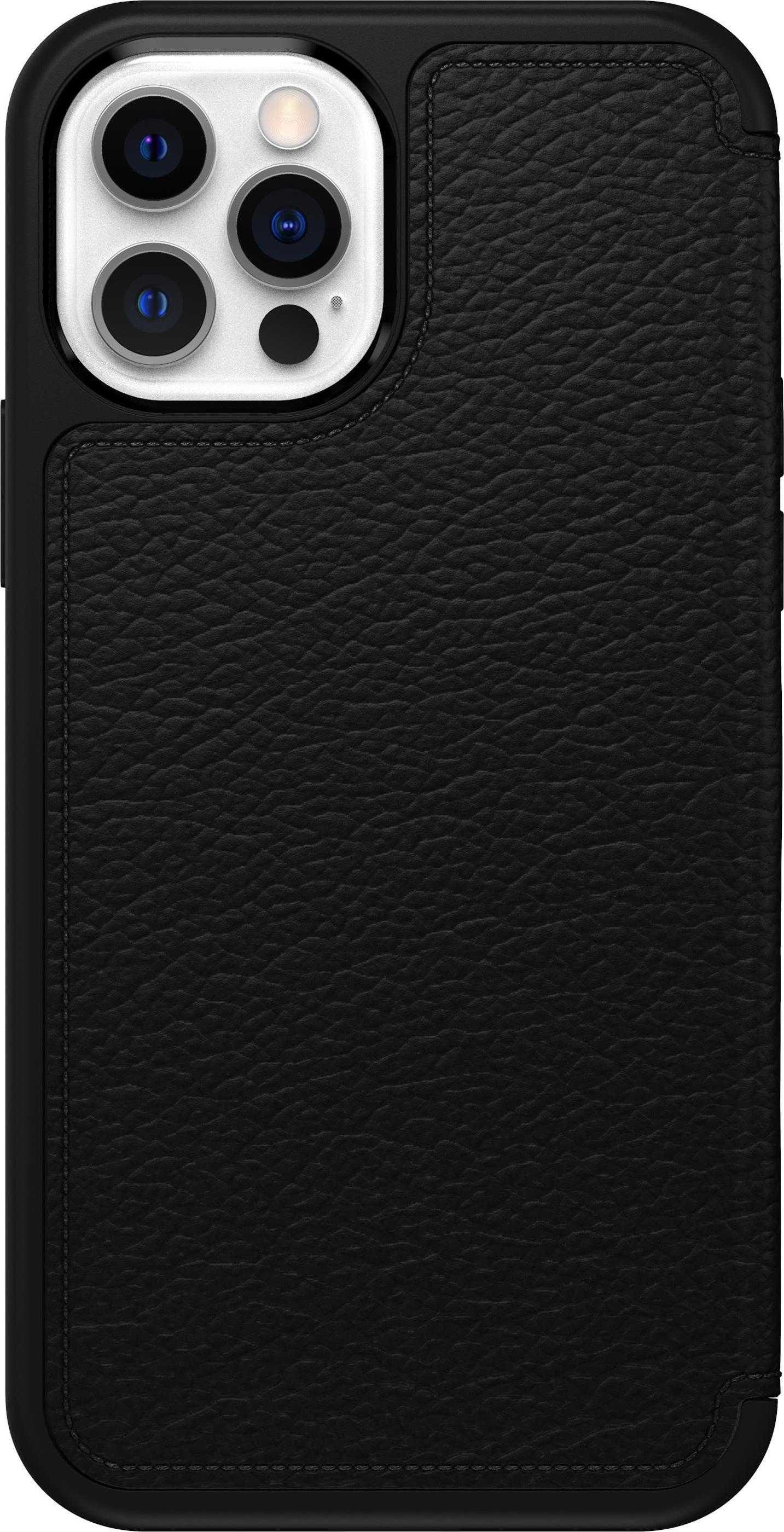 OtterBox Strada Folio Hülle für iPhone 12 und iPhone 12 Pro schwarz (77-65420) (geöffnet)