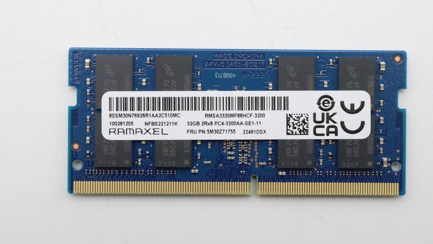 Lenovo Memory So-Dimm 32GB DDR4 3200 Ramaxel (5M30Z71755)