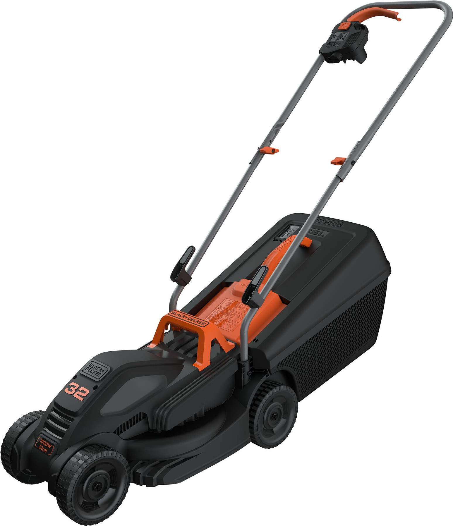 Black & Decker BEMW351-QS Rasenmäher Rasenmäher mit Radantrieb Schwarz - Orange (BEMW351-QS)