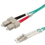 VALUE LWL-Kabel 50/125µm OM3, LC/SC, türkis 2m (21.99.8712)