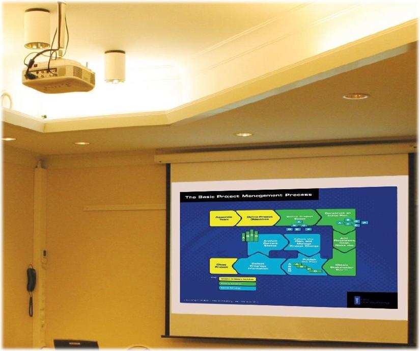 Universal-Deckenhalterung für Beamer, Weiß Hersteller: Techly (ICA-PM-100WH)