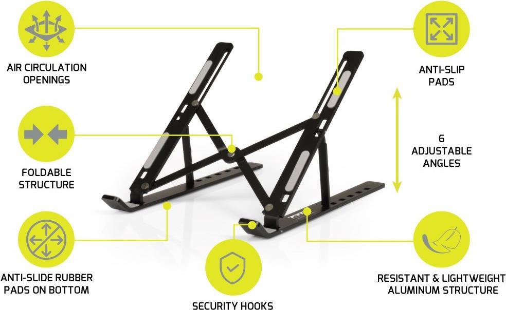 Port STAND NOTEBOOK TRAVEL FOLDABLE (901107)