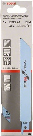 Bosch S 922 AF Sabre saw blade Bimetallisch 1Stück(e) (2608656013)