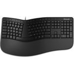 Microsoft Natural Ergonomic Keyboard, schwarz, Business, USB, ND (LXN-00009)