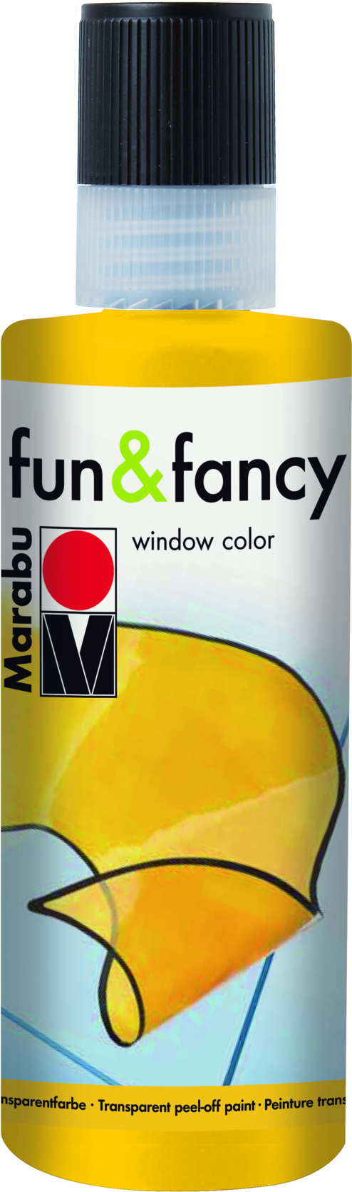 Marabu Window Color fun & fancy 19, 80 ml, Gelb