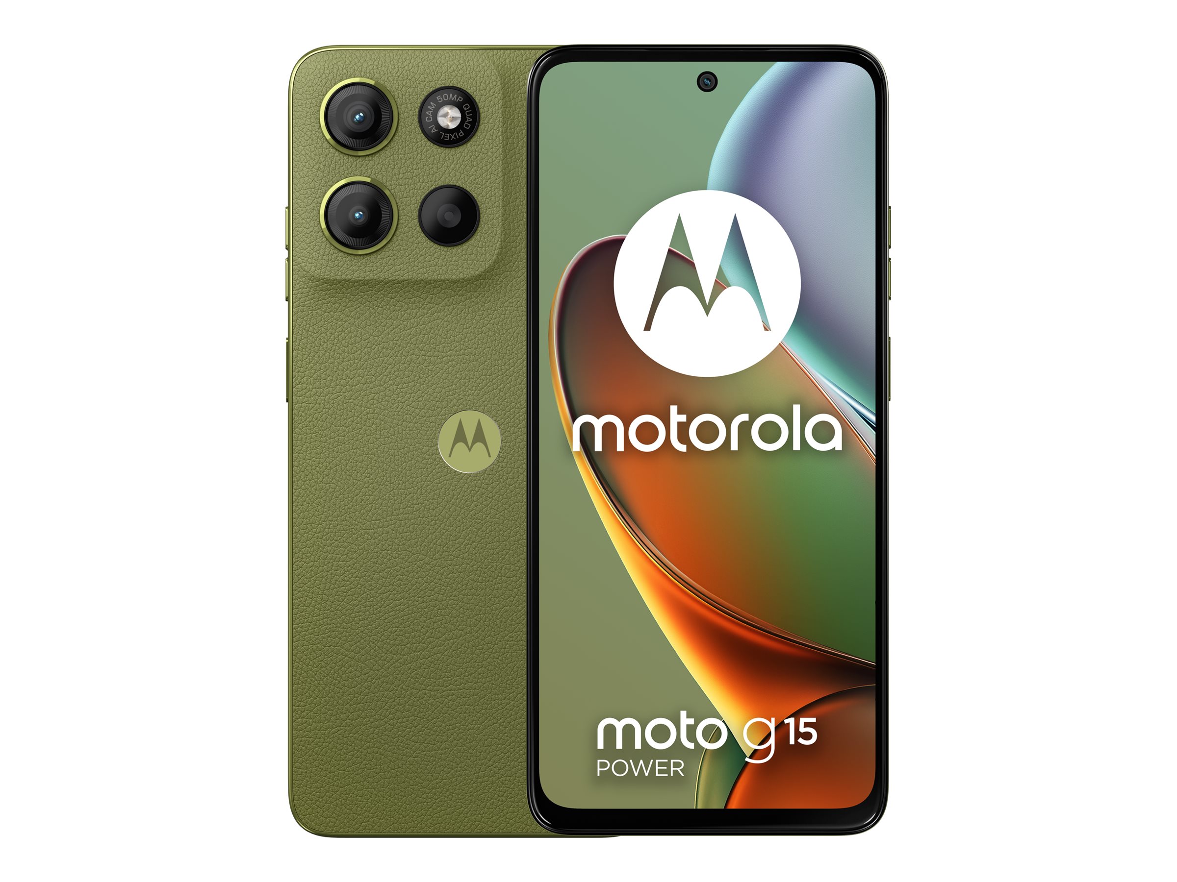 Motorola Moto G15 Power 6,72" 8 GB RAM 256 GB Android 15 Dual-SIM Iguana Grün