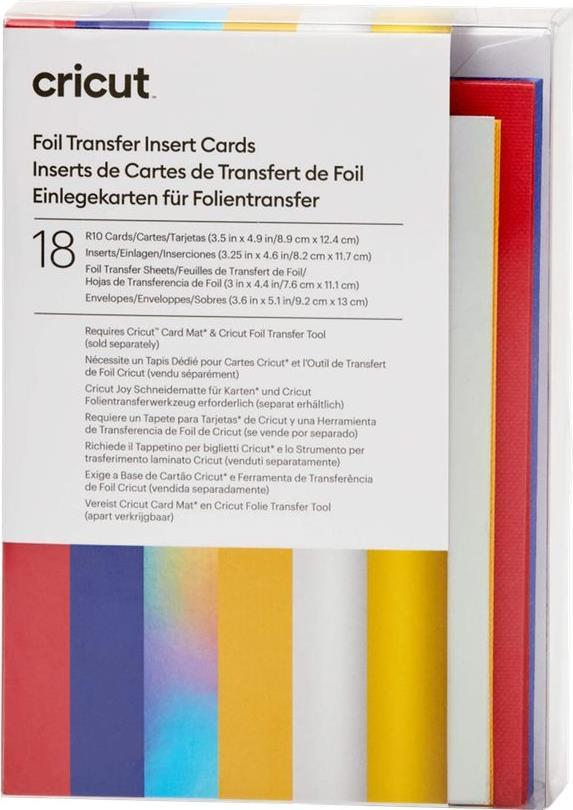 Cricut Insert Cards FOIL Celebration R10 Kartenset Rot, Blau (2009476)